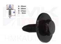 Polt M6x1,00-L20 Citroen/Peugeot