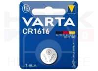 Patarei VARTA CR1616 3V lithium 16,0x1,6mm