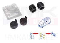 Pidurisadula liugurite tolmukatete komplekt Renault Master III