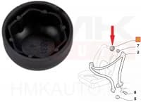 Turvavöö kinnitusmutri kate OEM Jumper/Boxer/Ducato 2018-