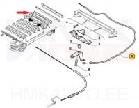 Seisupiduritross tagumine OEM Fiat Ducato 3,0CNG 09- MWB (Paremale rattale)