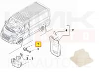 Tüübel (kruvi pesa) OEM Jumper/Boxer/Ducato 2006- (1tk.)