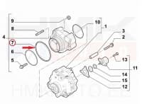 Kõrgsurvepumba korpuse tihend OEM Jumper/Boxer/Ducato/Daily 3,0HDi  69,44x3,53