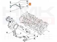 Turbo õlitustoru OEM Fiat Ducato MCA 2,2D 2021-  88/103kW