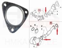 Katalüsaatori tihend OEM Jumper/Boxer/Ducato 06-