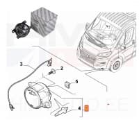Udutuli eesmine OEM Jumper/Boxer/Ducato 2014-