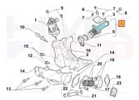 EGR toru OEM Fiat Ducato 2,3D 2018- Euro6