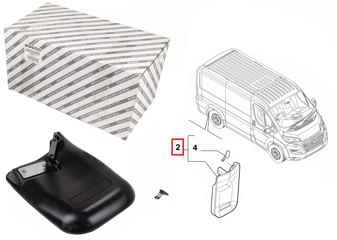 Porikumm tagumine parem OEM Jumper/Boxer/Ducato 06- 16" (tiivalaiendiga)