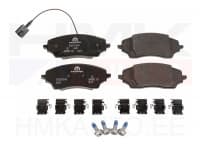 Piduriklotside komplekt tagumine OEM Ducato MCA 2021- 16" (elektr. seisupidur)