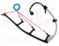 Pihusti tagasivoolutoru tihend OEM Jumper/Boxer/Ducato 2,2HDI 12-  Euro5