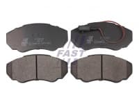 Piduriklotside komplekt eesmine Jumper/Boxer/Ducato 02-06  15"ratas