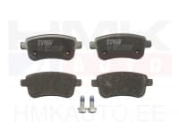 Piduriklotside komplekt tagumine Renault ZOE, Fluence, Megane III-IV, Clio V, Captur, Arkana