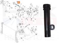 Jahutusvedeliku toru Renault 1,6dCi R9M