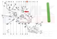 Väljalaskegaaside rõhuanduri voolik Renault 1,5dCi