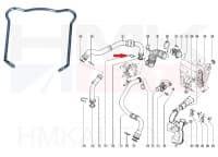 Turbo õhutoru klamber Renault Megane