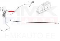 Ukselukusti tross liuguksele keskmine Renault Master 2010-