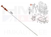 Õlivarras Citroen/Peugeot  1,1-1,4 TU 99-