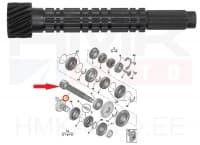 Käigukasti abivõll 15x67 Citroen/Peugeot/Fiat ML6