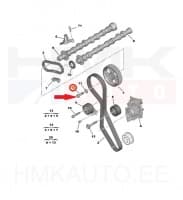 Nukkvõlli rihmaratta polt M10x1,50-L40 OEM Citroen/Peugeot