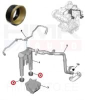 Karterituulutuse/õliseparaatori tihend OEM Citroen/Peugeot