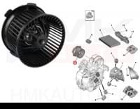 Salongiventilaator OEM Citroen Xsara Picasso / Peugeot 206