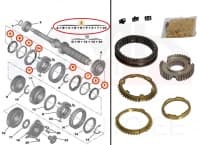 Sünkronisaator 3-4 käik OEM Citroen/Peugeot  MC-kast