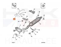 Väljalaskegaaside rõhuanduri toru OEM Jumper/Boxer 2,0BlueHDI 2016-