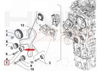 Hammasrihma pingutusrull OEM Jumper/Boxer/Ducato MCA 2,2HDI 2024-