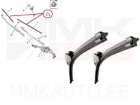 Klaasipühkijate komplekt OEM Citroen Berlingo / Peugeot Partner , Rifter 2018-