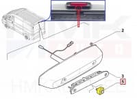 Tagurduskaamera OEM Jumper/Boxer/Movano/Proace Max MCA 2024- , Ducato MCA 2021- (H2 L4)