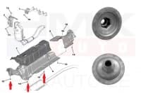 Kuumapleki mutter OEM Citroen/Peugeot