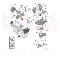 Mootori kinnitus kronstein parem OEM Citroen/Peugeot