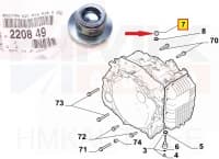 Õlikork käigukastile ülemine OEM Citroen/Peugeot AM6/AM8 automaatkastile