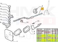 SOODUS!!! Käiguhoovastiku tross OEM Citroen Jumper / Peugeot Boxer 2.5D MG-kast 94-01