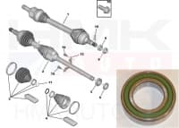 Veovõlli tugilaager Citroen C5/Peugeot 508