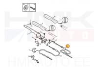 Seisupiduritross tagumine parem OEM Peugeot 306 (ketaspidur)