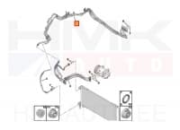 Konditsioneeri torud OEM Peugeot 607