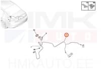 Juhtmestik tagaluugile OEM Peugeot 407