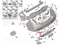 Tagatange kroomliist OEM Peugeot 508