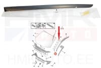 Esiklaasi küljeliist vasak OEM Citroen C5 08-  >>8120AC