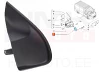 Uksepeegli kolmnurk parem OEM Jumper/Boxer/Ducato 2006-