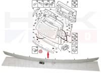 Numbritulede katteliist OEM Citroen C4 Picasso 06-Kombi