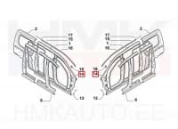 Esiukse tihend OEM Jumpy/Expert/Scudo 2007-