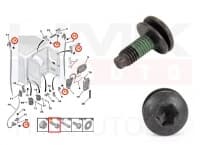 Ukselukusti vastuse kinnituspolt OEM Jumper/Boxer Ducato 2006-