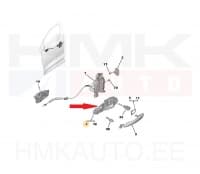 Ukselingi alusraam, esiuks parem/liuguks vasak OEM Citroen/Peugeot