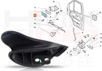 Ukselink esiuksele, sisemine vasak OEM Jumper/Boxer/Ducato 01-06