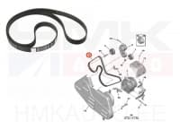 Mitmikkiilrihm 6PK1640 OEM Jumper/Boxer 2,2HDi Euro5 (+A/C)