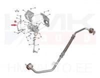 Turbo õlitustoru OEM Citroen/Peugeot 1,2THP