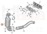 Katalüsaator OEM Citroen C4 Picasso-Spacetourer/ Peugeot 308, 3008, 508, 5008 1,6THP