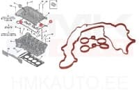 Klapikambrikaane tihend OEM Citroen/Peugeot 1,6THP